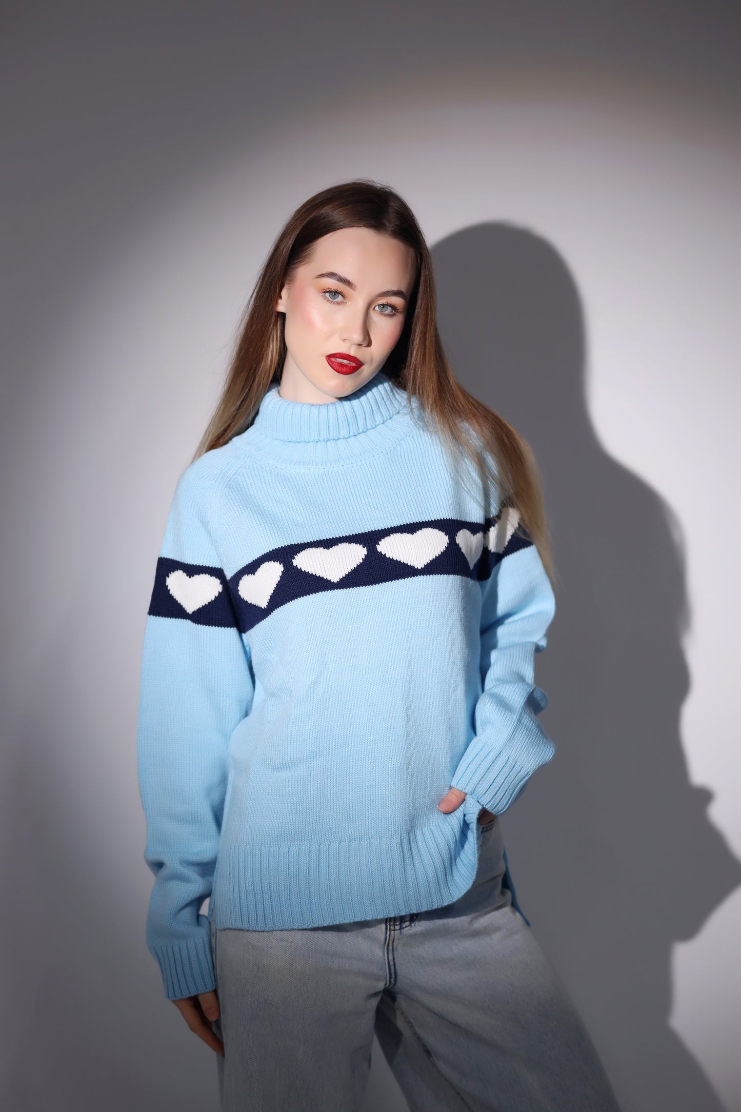 Heartline Knit Sweater