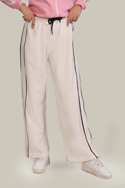 Casual Wide-Leg Track Pants