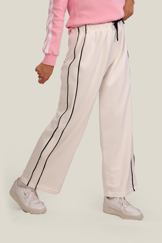 Casual Wide-Leg Track Pants