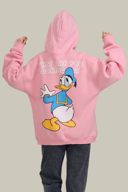 Hoodie with Donald Print