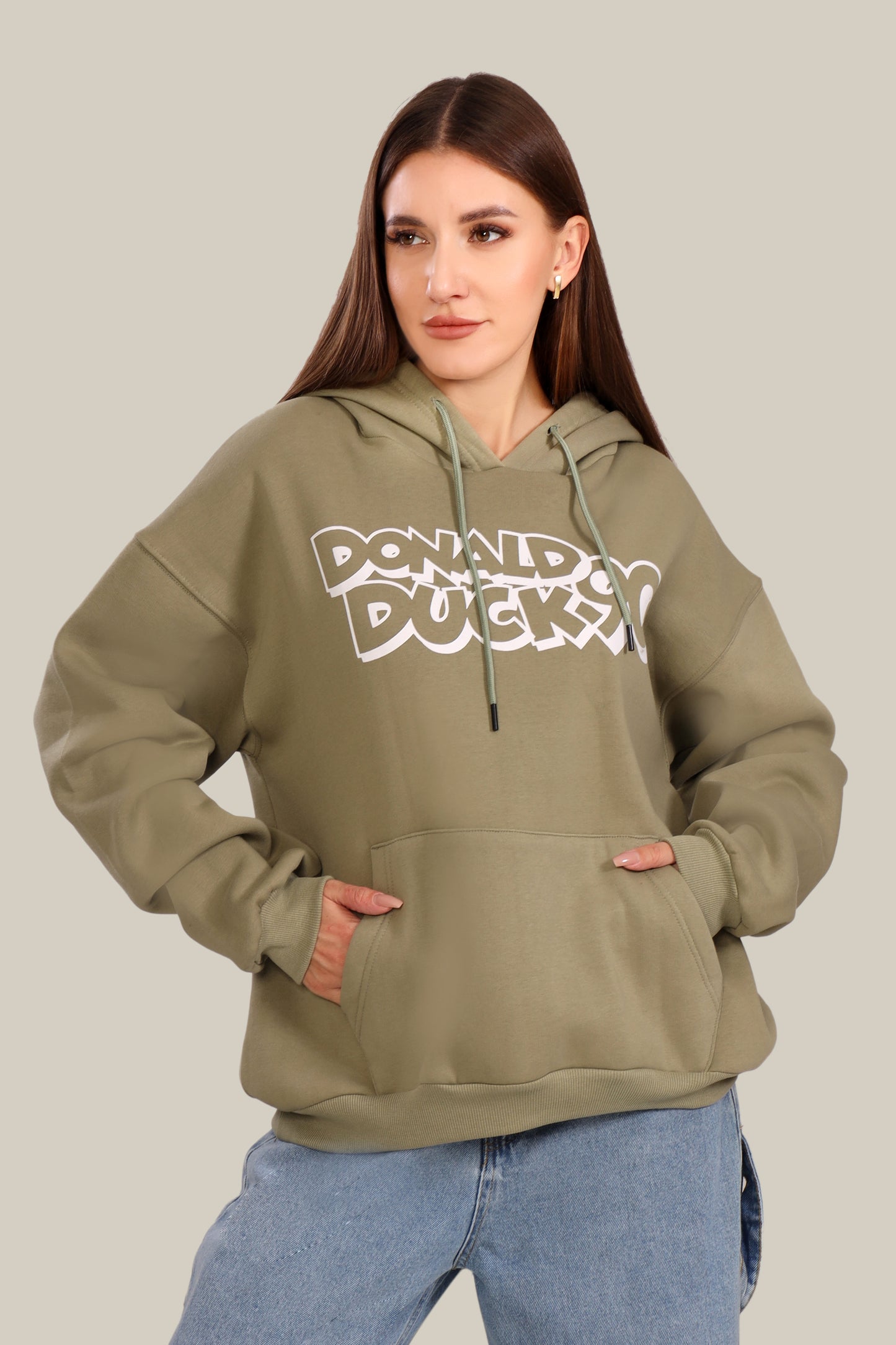 Hoodie with Donald Print