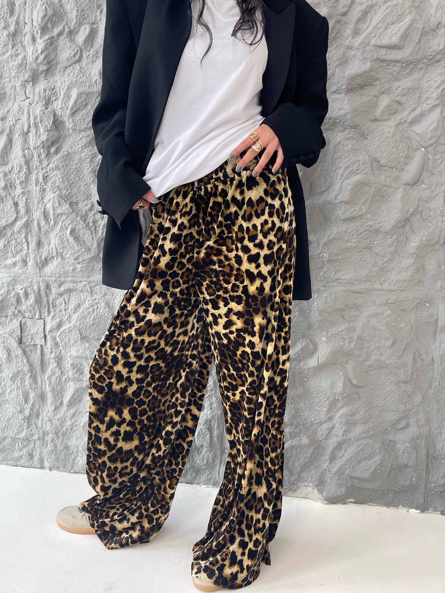 Leopard Luxe Wide-Leg Pants