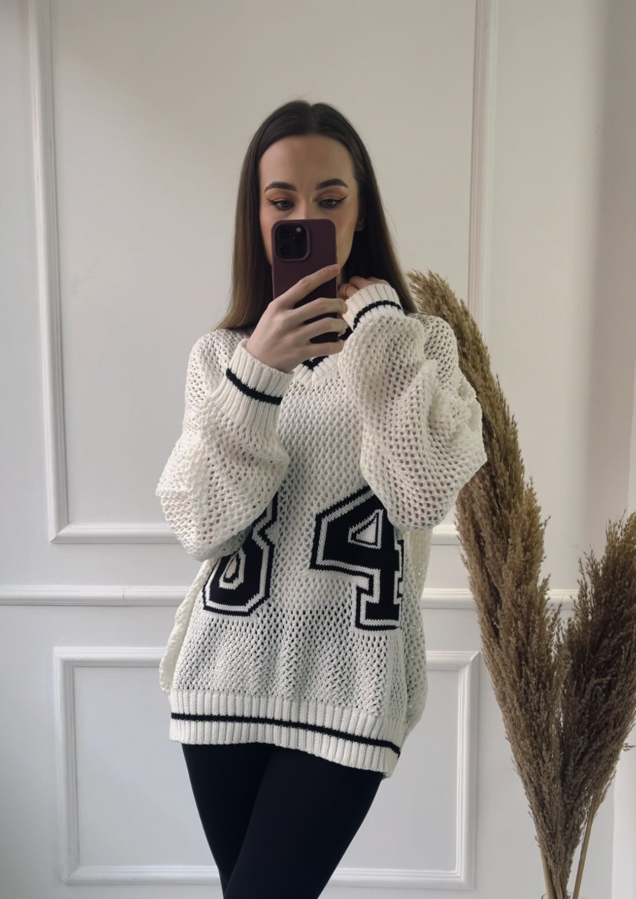 Athletic Number 84 Sweater