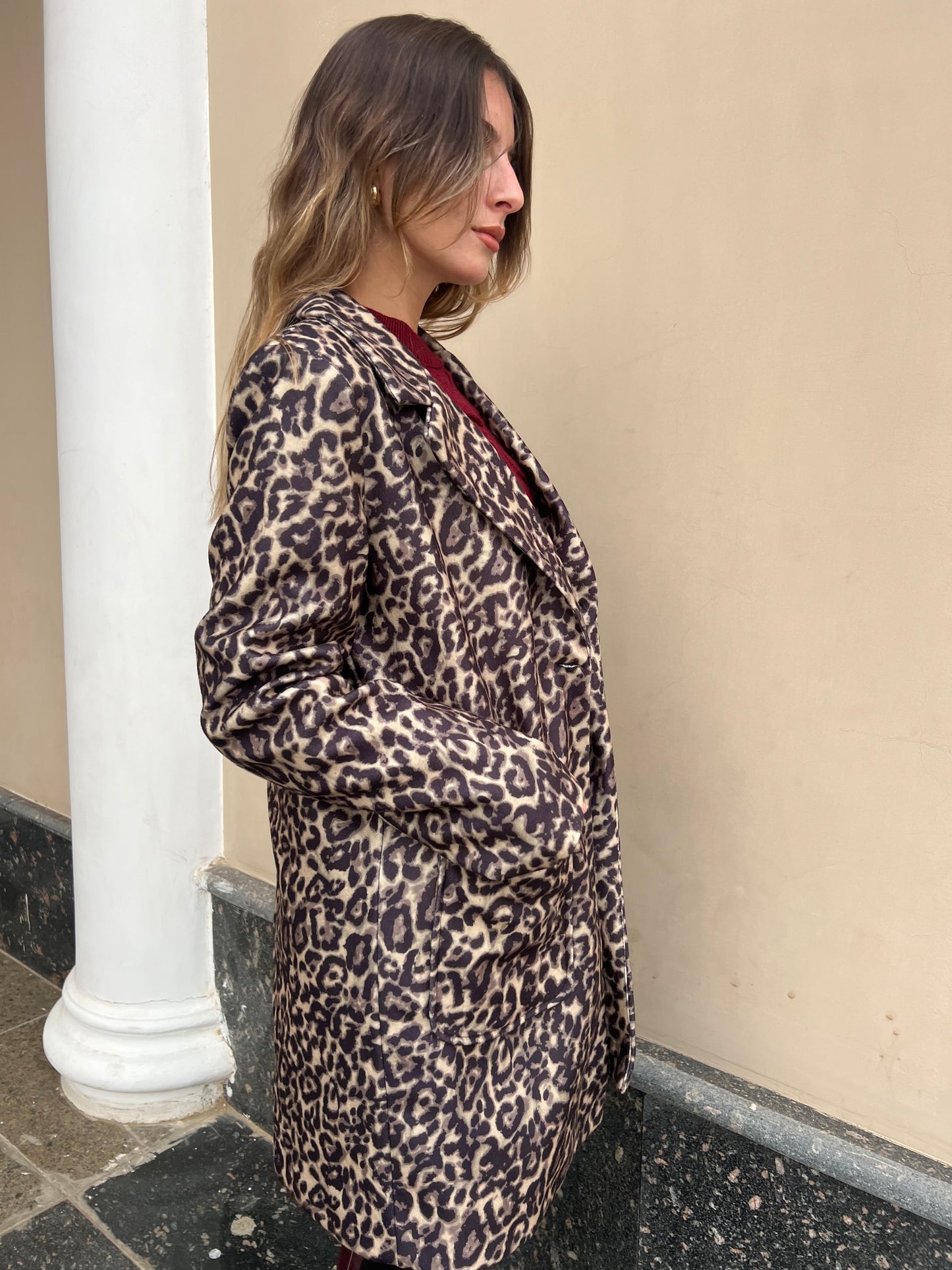 Leopard Blazer