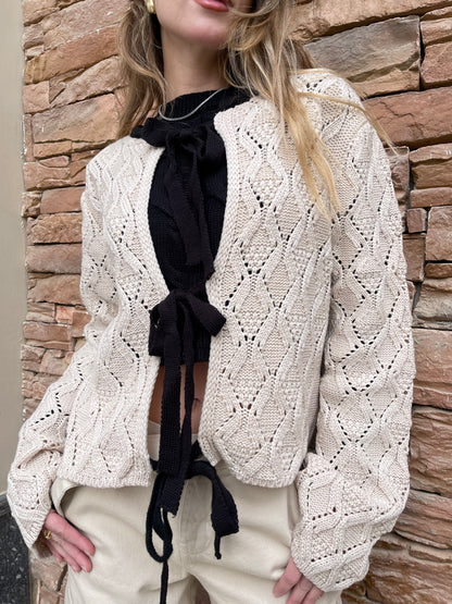 Diamond Knit Sweater