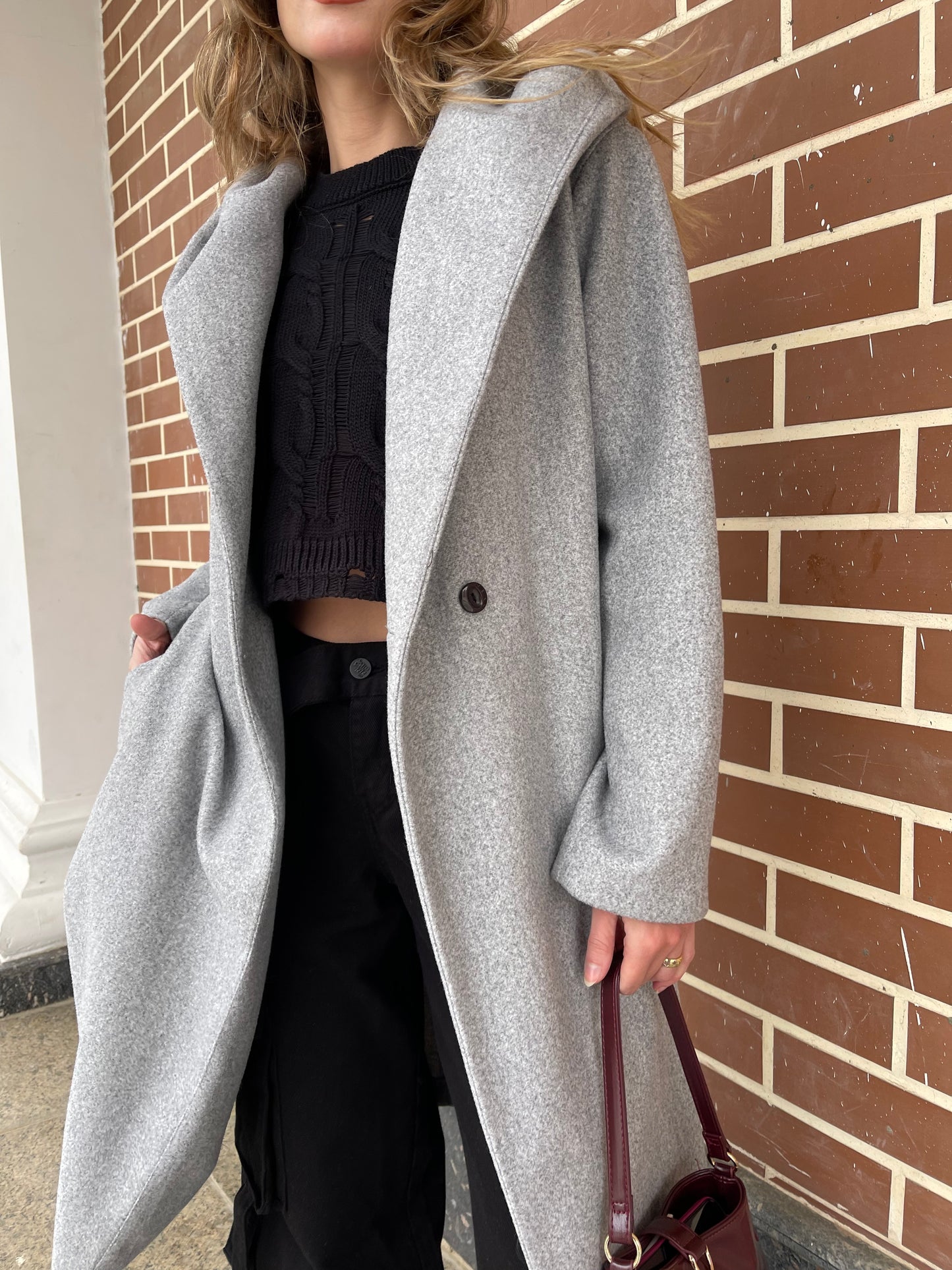 Classic Grey Overcoat