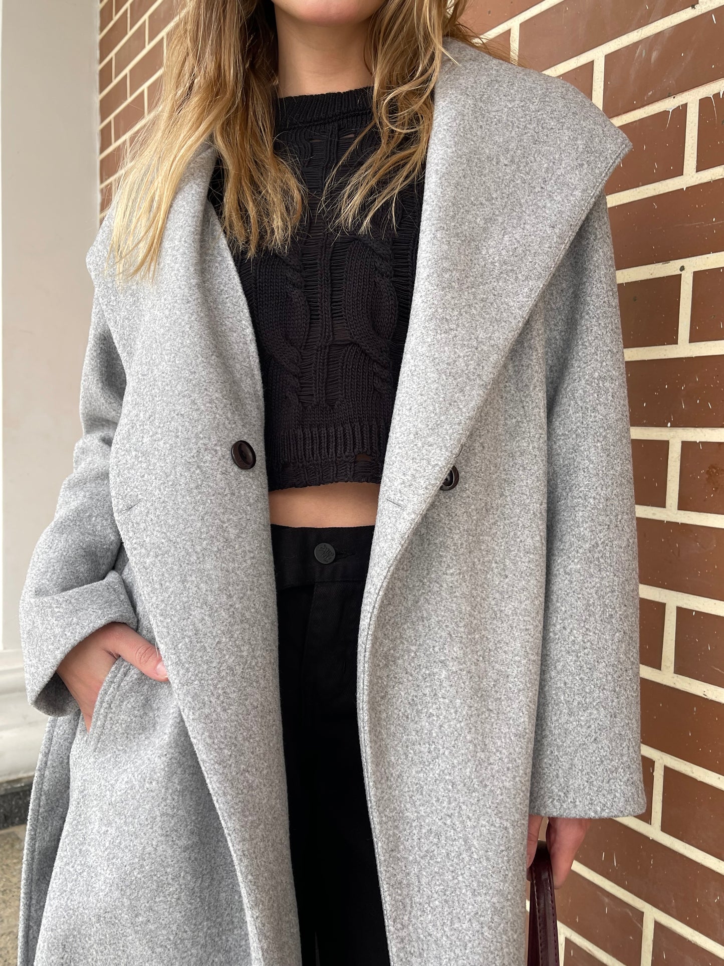 Classic Grey Overcoat