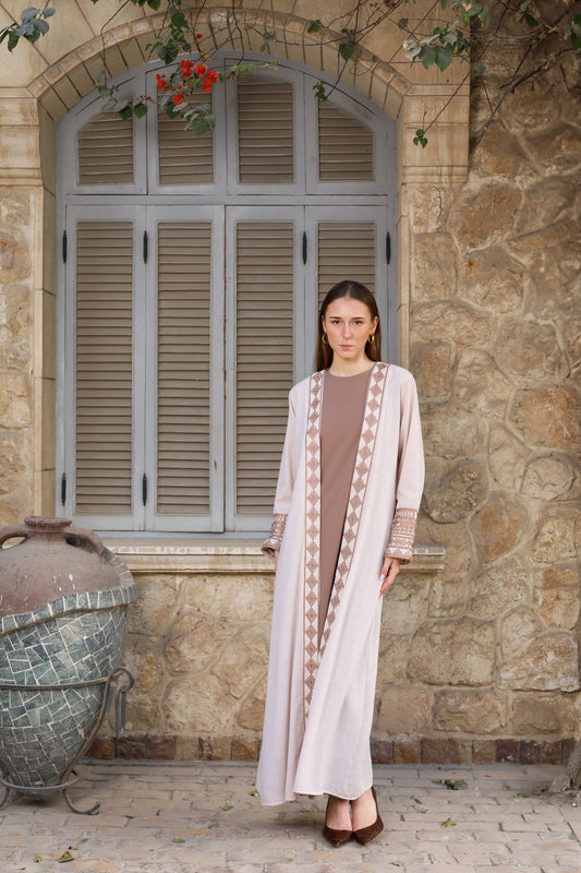 Desert Grace Embroidered Abaya