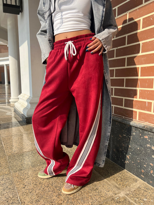 Bold Stripe Track Pants