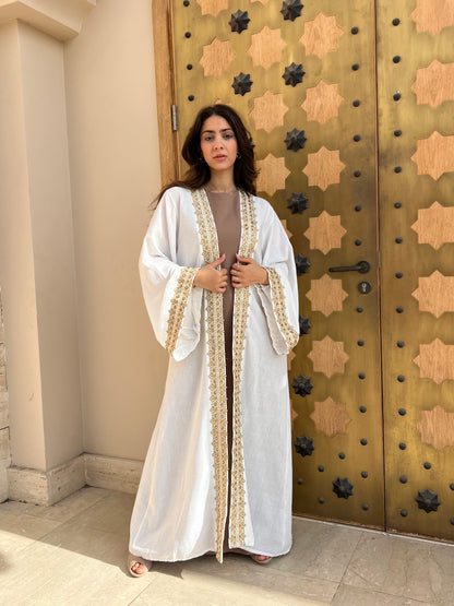 Luxurious Abaya with Handcrafted Embroidery