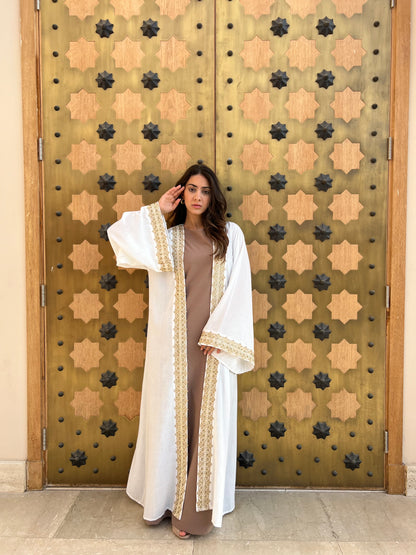 Luxurious Abaya with Handcrafted Embroidery