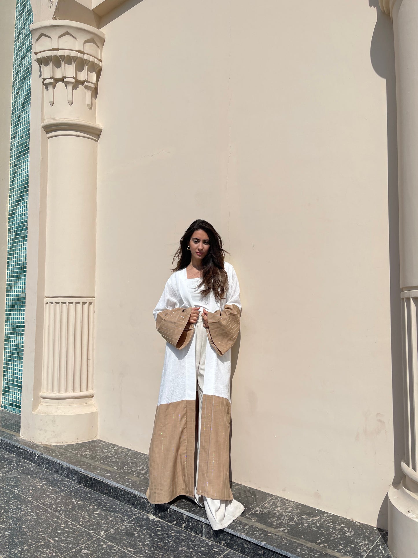 Elegant Long Open Abaya