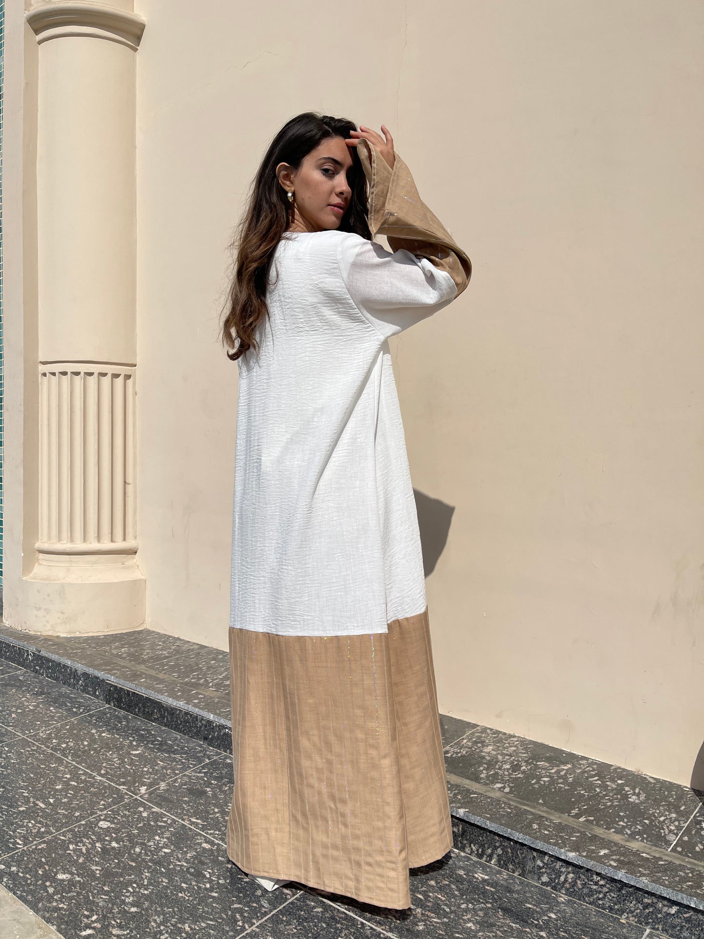 Elegant Long Open Abaya