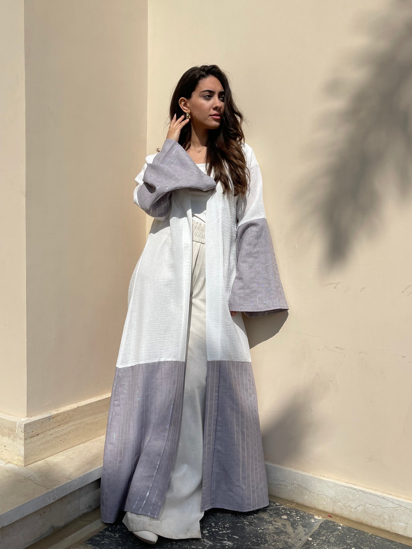 Elegant Long Open Abaya