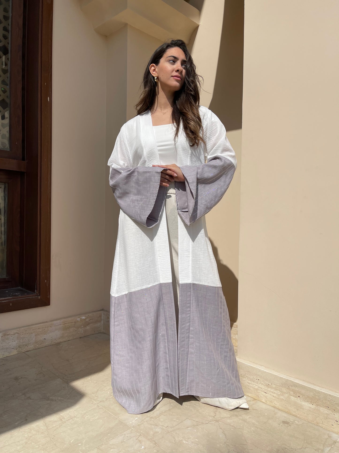 Elegant Long Open Abaya