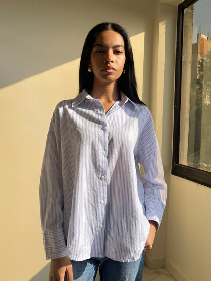 Skyline Striped Button-Up Shirt