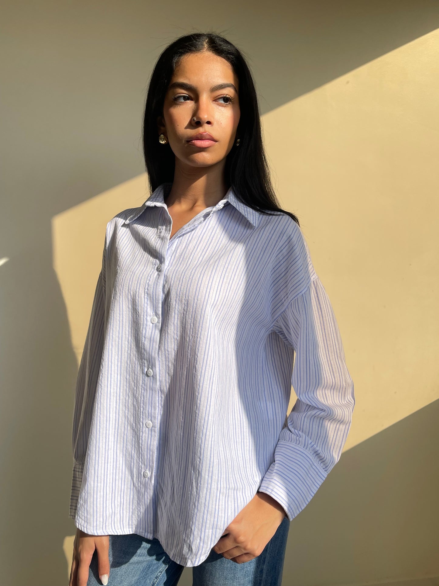 Skyline Striped Button-Up Shirt