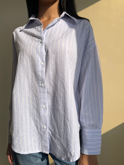 Skyline Striped Button-Up Shirt