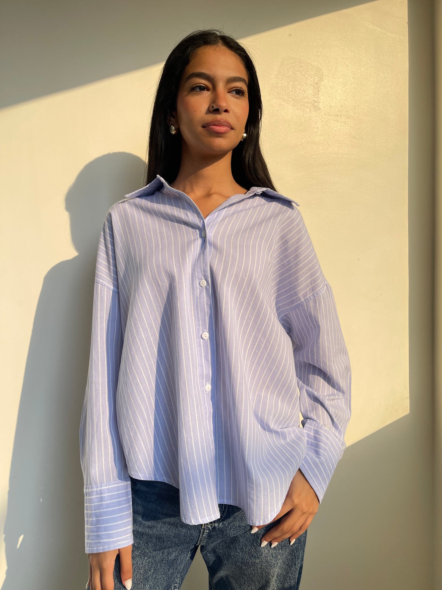 Skyline Striped Button-Up Shirt