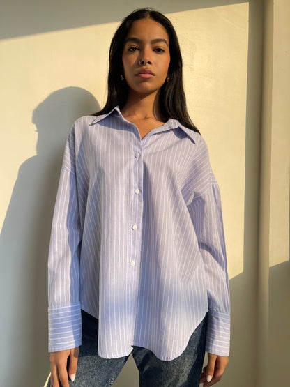 Skyline Striped Button-Up Shirt