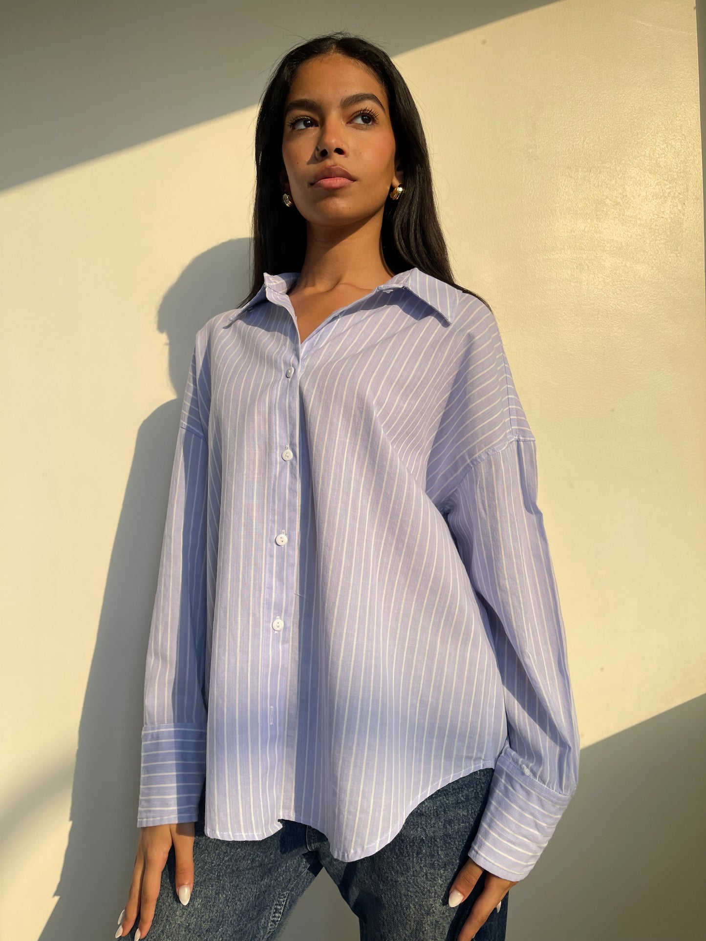 Skyline Striped Button-Up Shirt