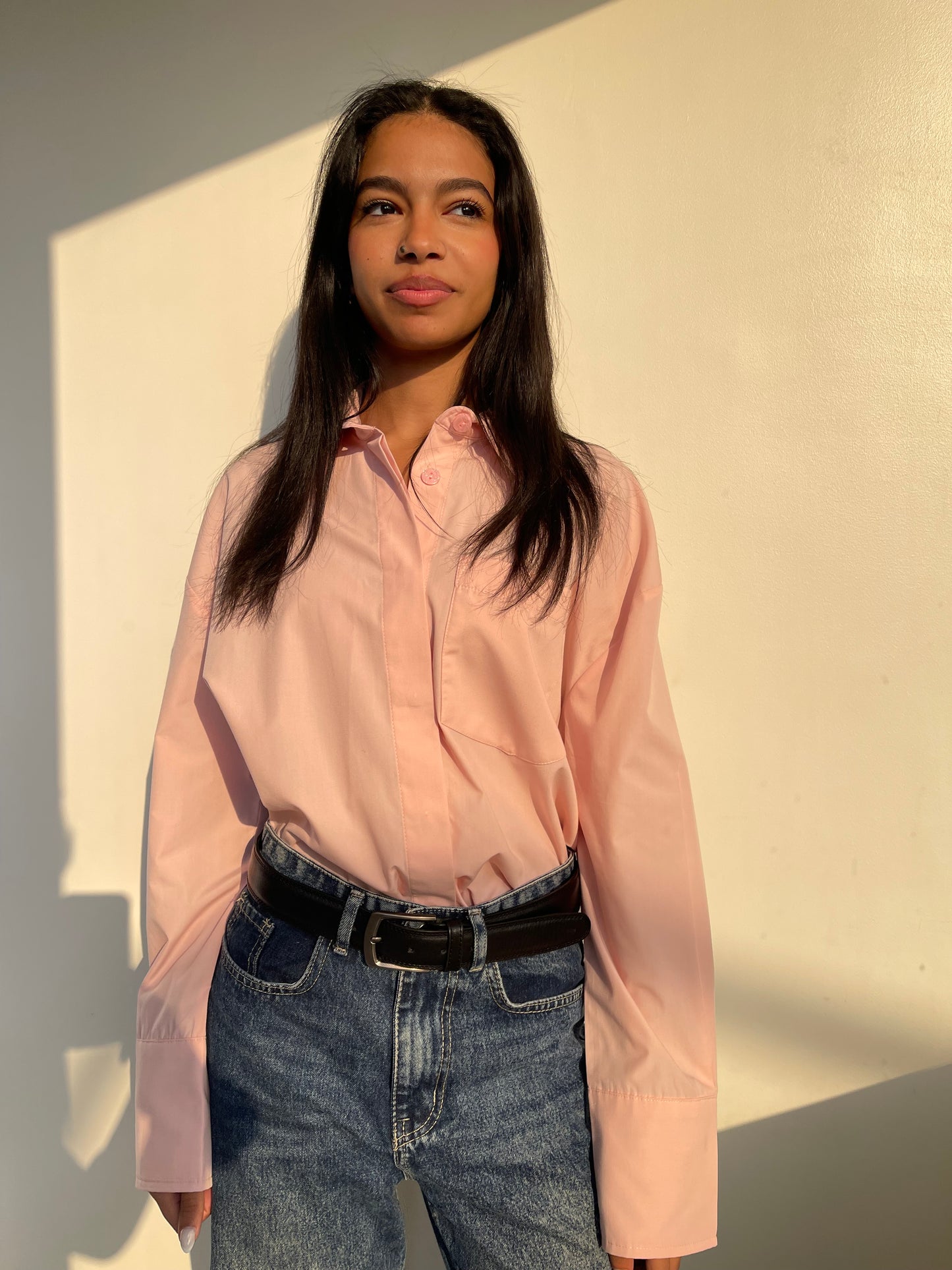 Blush Classic Oversized Shirt