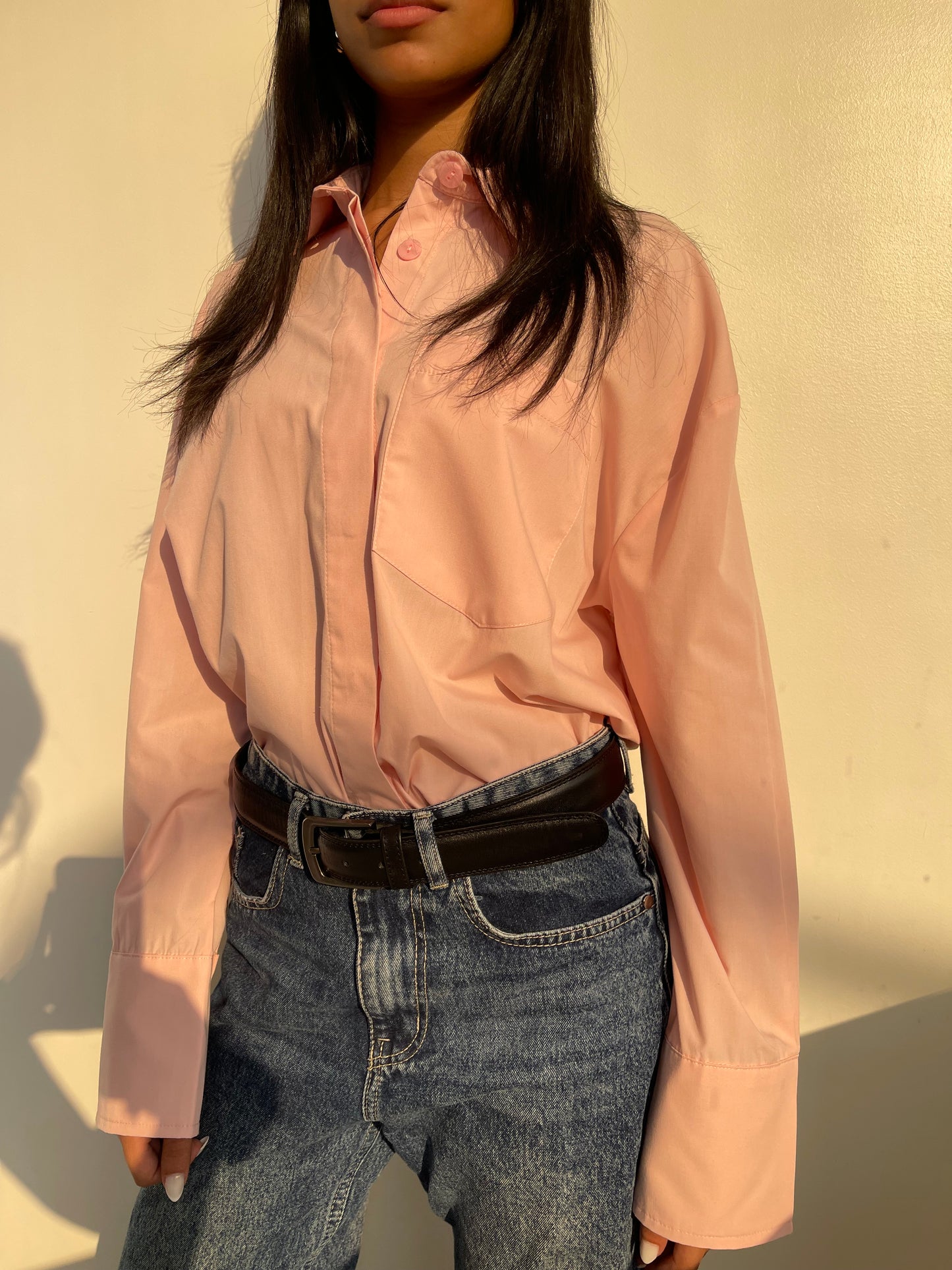 Blush Classic Oversized Shirt