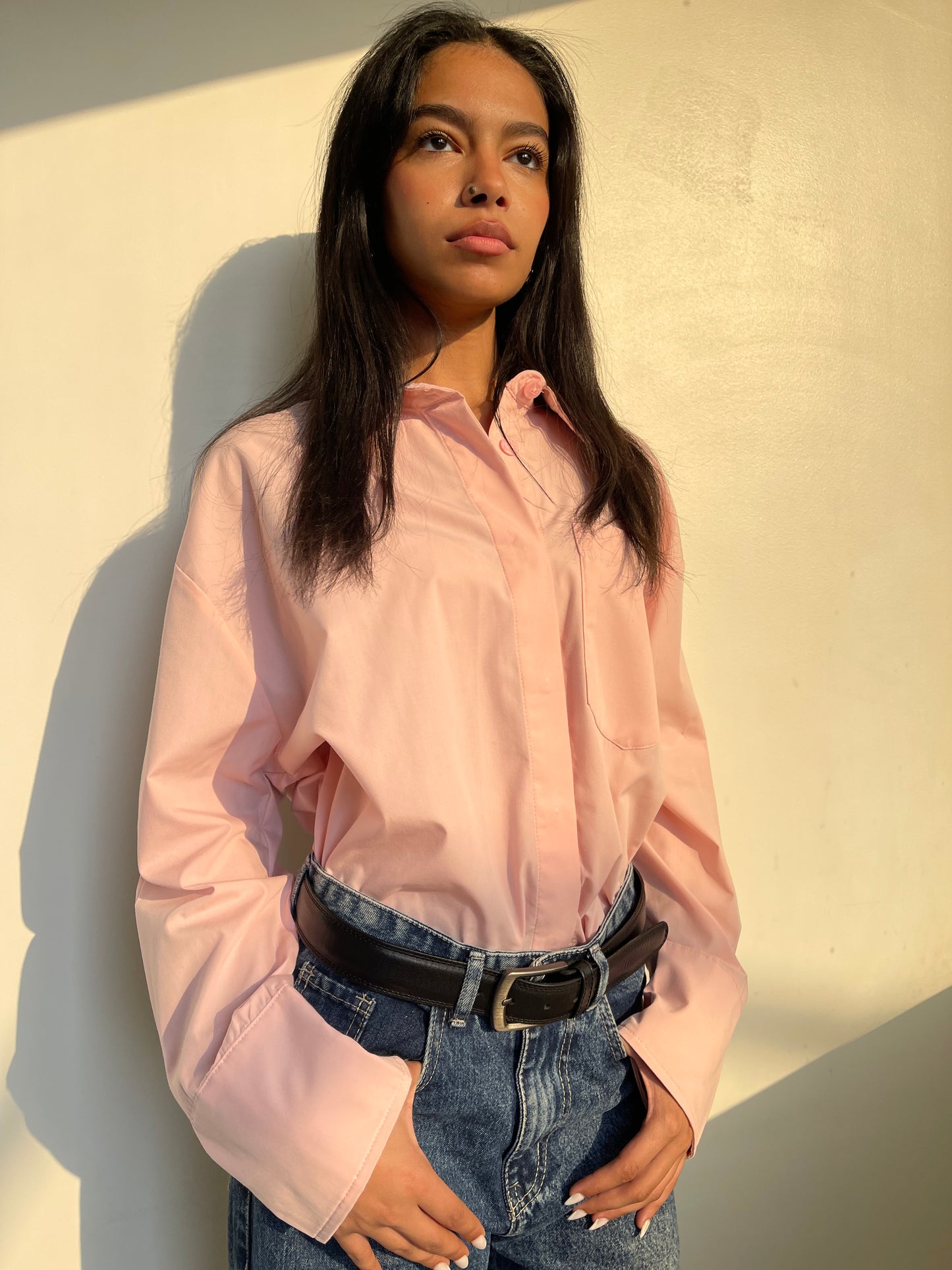 Blush Classic Oversized Shirt