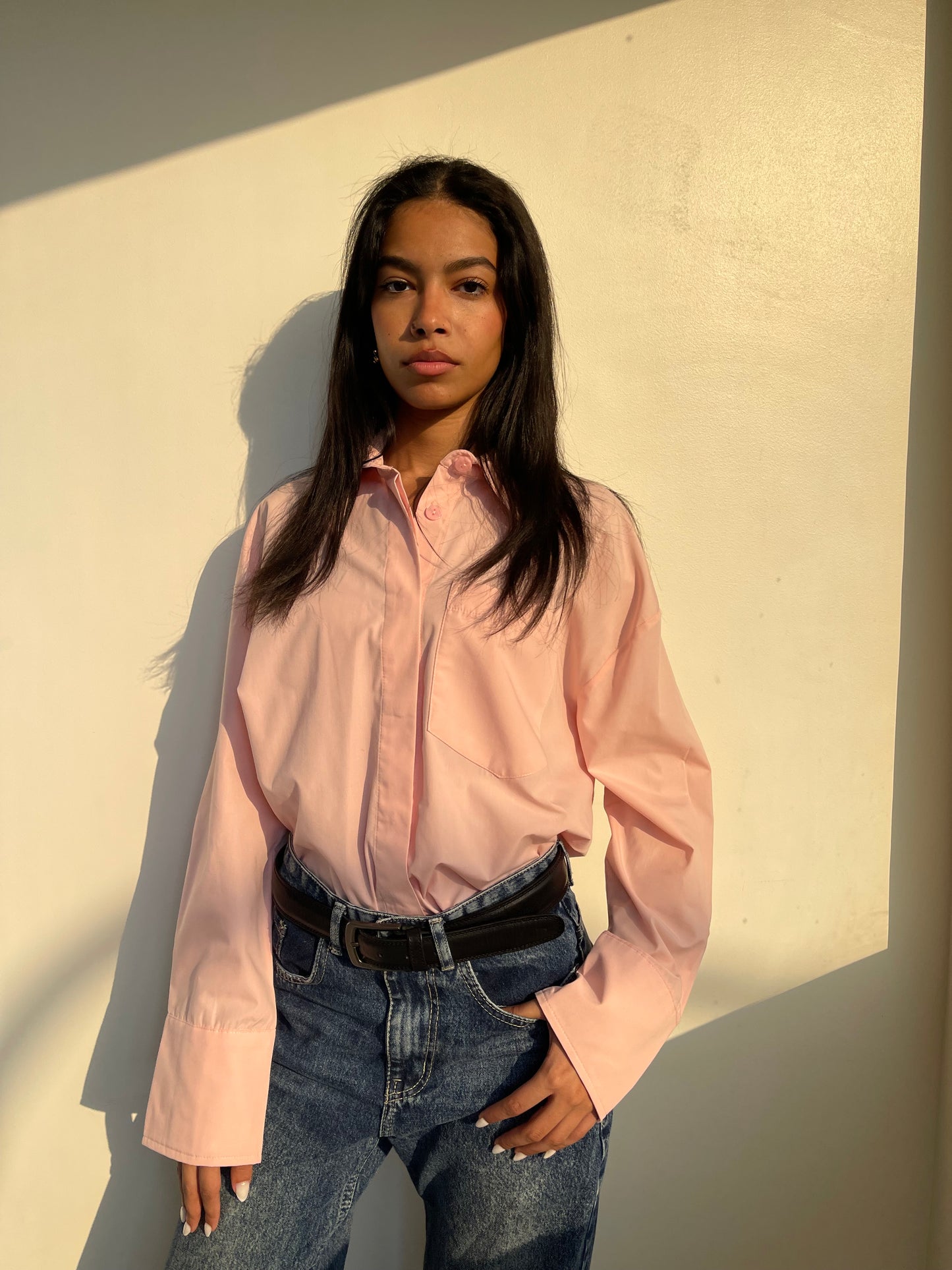 Blush Classic Oversized Shirt