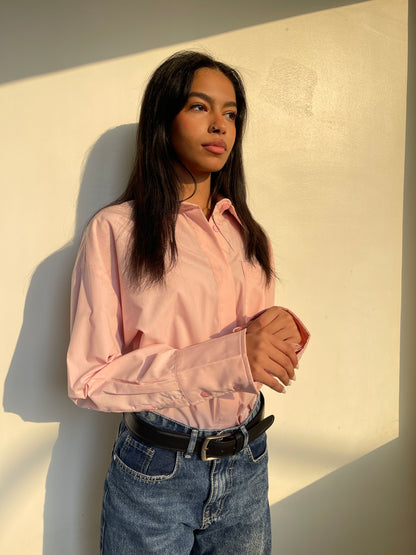 Blush Classic Oversized Shirt