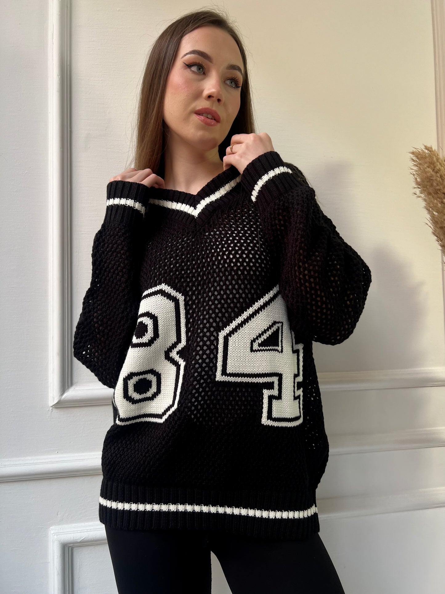 Athletic Number 84 Sweater